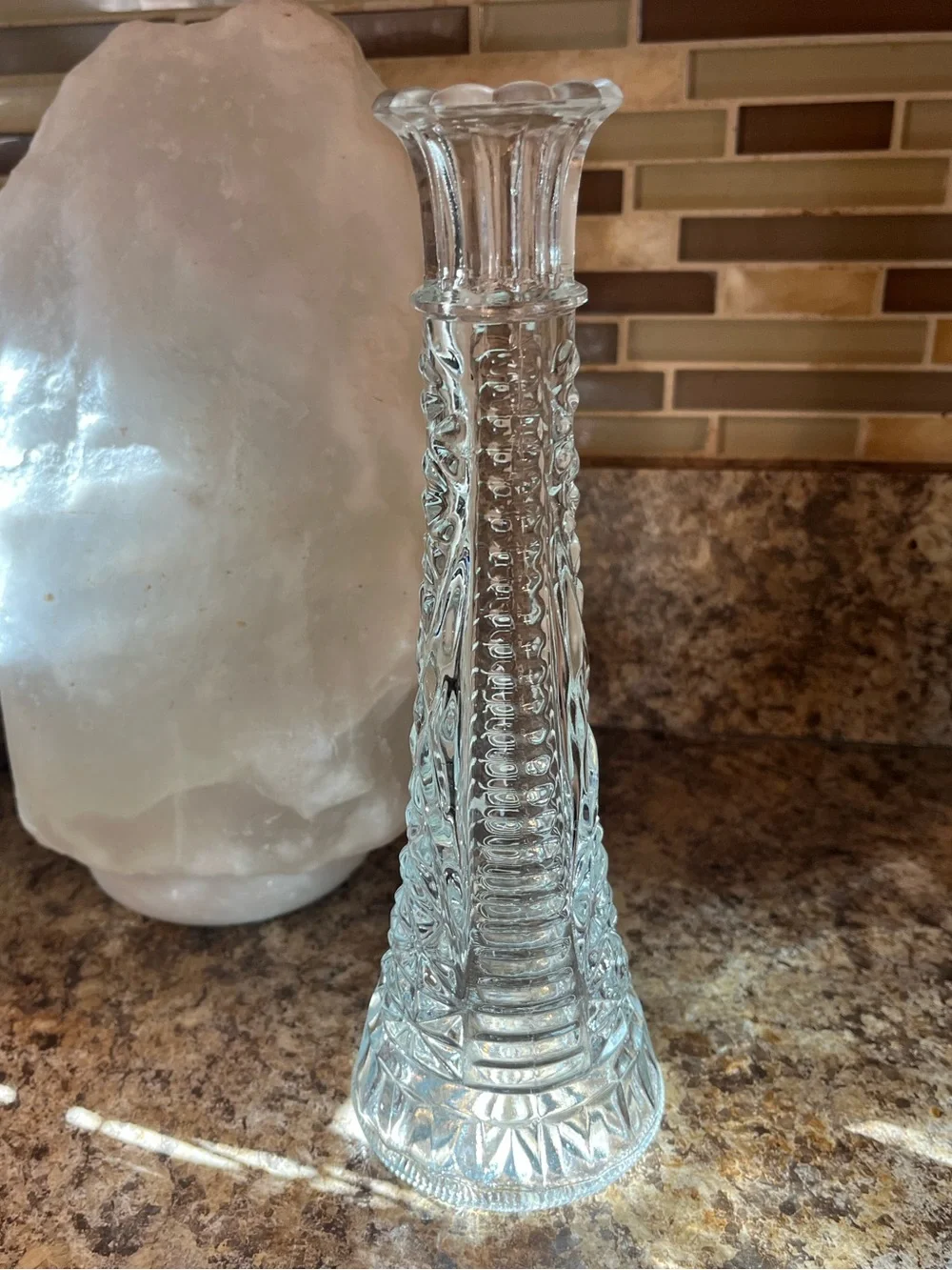 Vintage clear glass